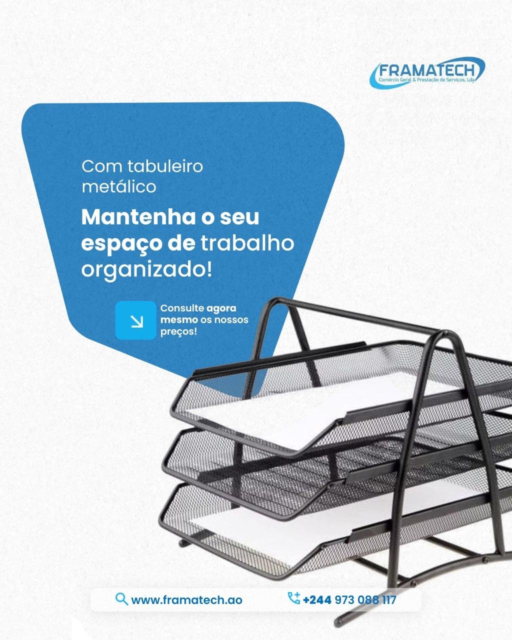 Tabuleiro metálico — Framatech